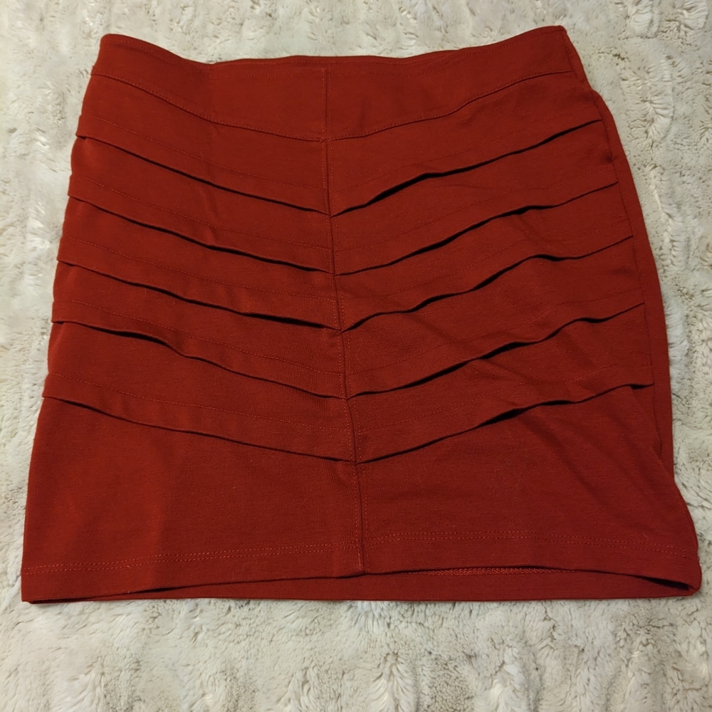Forever 21 red mini skirt